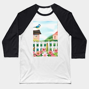 Floral Haven Baseball T-Shirt